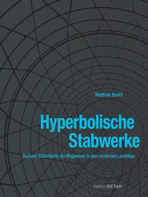 cover image of Hyperbolische Stabwerke